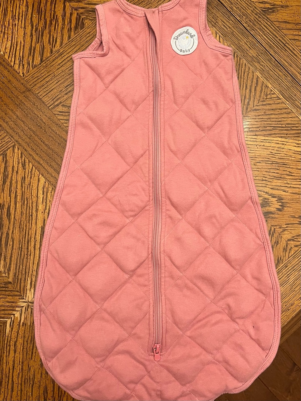 Quilted Sleeveless Sleep Sack - Blush Pink